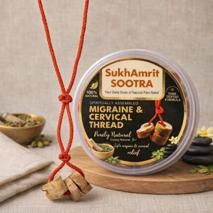 Herbal Pain Relief Mala for Neck, Migraine & Back Comfort