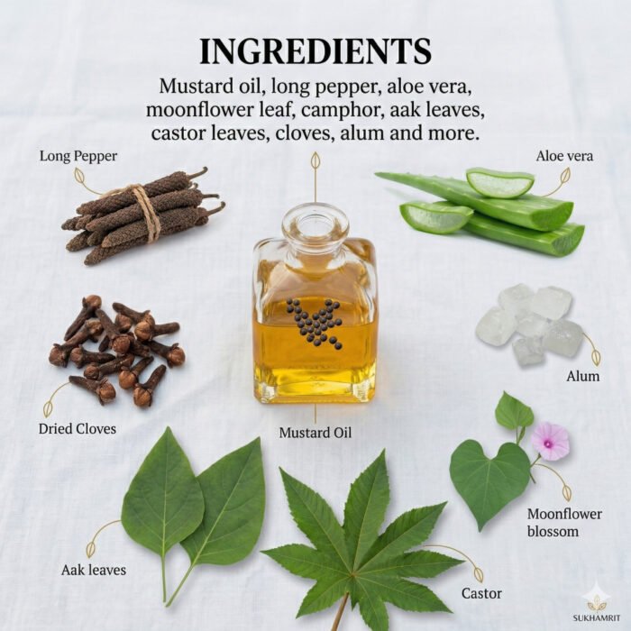 Herbal Pain Relief Oil for Joint, Knee, Neck & Back Pain – 70 Year Traditional Remedy (100ml) - Image 4