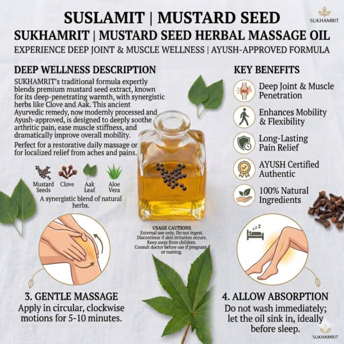 Herbal Pain Relief Oil for Joint, Knee, Neck & Back Pain – 70 Year Traditional Remedy (100ml) - Image 3