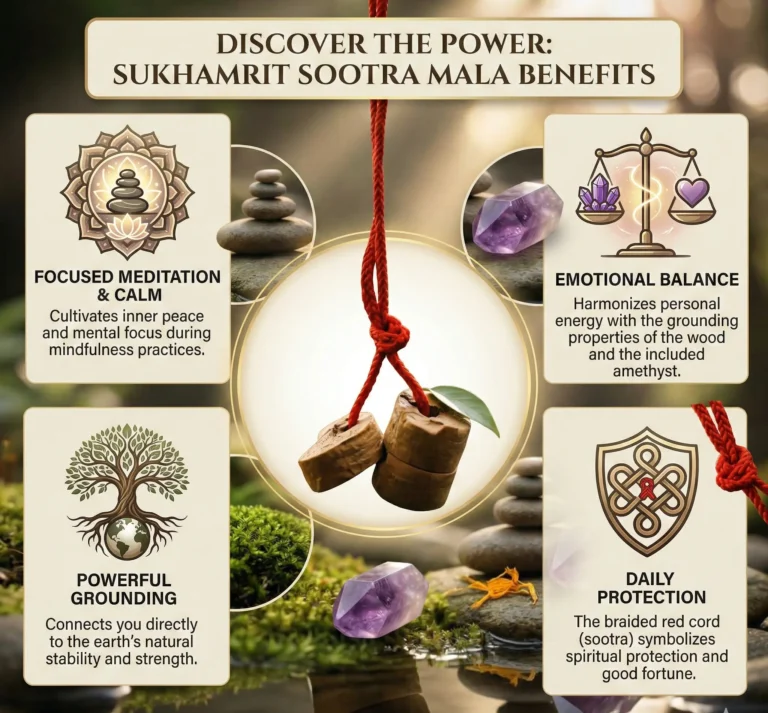 Herbal Pain Relief Mala for Neck, Migraine & Back Comfort - Image 2