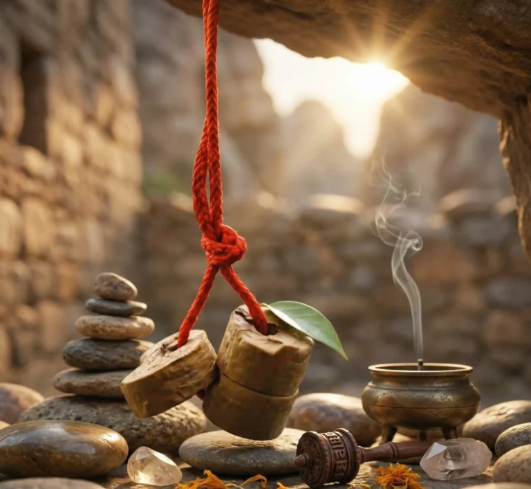 Herbal Pain Relief Mala for Neck, Migraine & Back Comfort - Image 4