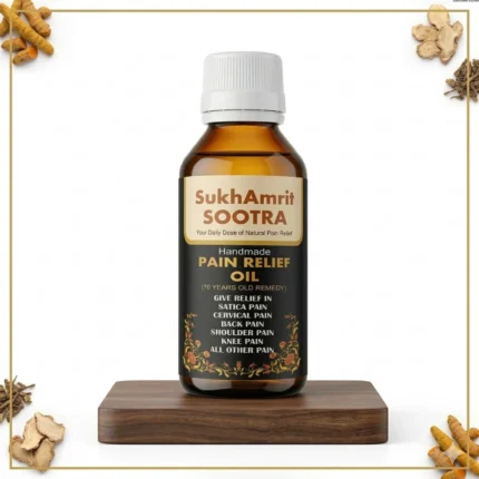 Herbal Pain Relief Oil for Joint, Knee, Neck & Back Pain – 70 Year Traditional Remedy (100ml)